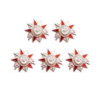 Unique Soviet Inspired Collectible Brooch | Alloy, Detailed Engraving, Metallic Finishes, Fashion Accessories for Jackets Coats and Bags, Display or Wear