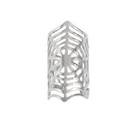 Unique Spiders Web Ear Cuff Not Piercing Earrings Fashionable Ear Clip Halloween Jewelry Suitable For Various Styles Clip On Spiders Earrings Metal