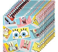Unique Spongebob Squarepants Paper Lunch Napkins - 16 Pcs, Multicolor