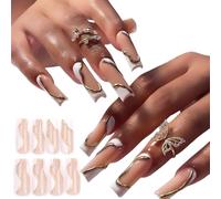 Unique Square Nails To Improve Artificial Acrylic Nails. Press On Nails. User-friendly Application Tools Included