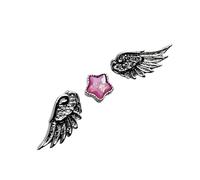 Unique Star and Angel Wing Designs Studs Earrings Stylish Ear Accessories Jewelry Fashion Lovers Small Studs Earrings