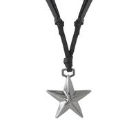 Unique Star Necklace Daily Wear Necklace PU And Alloy Texture Trendy Statement Jewelry Suitable For Long Lasting Shines Unisex Fashion