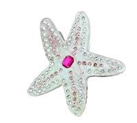 Unique Starfishes Shape Claw Clip Rhinestones Oceans Hair Claw Trendy Hair Claw Suitable for Various Hairstyles
