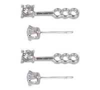 Unique Statement Earrings Modern Ear Jewelry Woman Earring Stylish Studs Earring Alloy Texture for Various Occasion Ear Studs