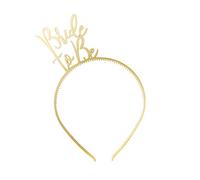 Unique Stunning Gold Bride to Be Party Headband - Perfect for Bachelorette & Bridal Shower - 1 Pc