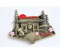 3D - JAPAN Tokyo Fuji Fridge Magnet Metal Sticker City Holiday Souvenir Travel Memory on Refrigerator Gift