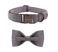 Unique Style Paws Dog Collar,Bow tie Collar, Comfortable Collars for Dogs and Cats Small Medium Large, Adjustable Bowtie Dog Collar XXS-XL