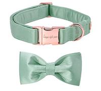 Unique style paws Dog Collar, Silk Dog Collar with Bow, Soft Dog Bowtie Adjustable Girl or Boy Pet Collar Gift for Small Medium Large Dogs