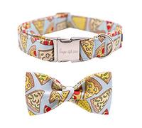 Unique style paws Dog Collar with Bow, Bow Tie Dog Collar, Adjustable Collars with Softy Bow Tie for Small, Medium, Large and Cats