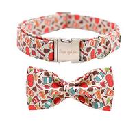 Unique style paws Dog Collar with Bow, Bow Tie Dog Collar, Adjustable Collars with Softy Bow Tie for Small, Medium, Large and Cats