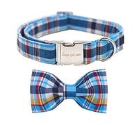 unique style paws Dog Collar with Bowtie, Durable Adjustable Dog Collars, Bow Dog Collar for Small Medium Large Girl or Boy Dogs and Cats