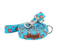 Unique style paws Dog Leash Matching Collar Durabel Dog Leash for Valentine's Day Soft and Comfy Handle for Dogs and Cats-S