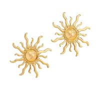 Unique Sun Themed Studs Earrings Ear Studs Fashion Ears Jewelry Alloy Texture Suitable for Various Occasion Wear Vintage Sun Earrings