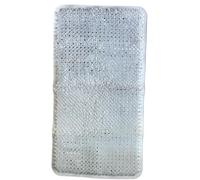 UniQue Super Soft Bath Tub Mat, Non-Slip Shower Mat White