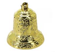Unique Textured Gold Bell 10cm for Xmas Tree Decor(10cm)