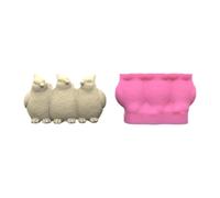 Unique Three Birds Silicone Tool for Fashion Enthusiasts Create Personalized Flower Pots and Desk Organizers Silicone
