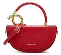 Unique Trendy Solid Color Cross Body Bag Small Exquisite Shoulder Bags Commuter Travel Handbag for Women 2025, Red, 9.8in*2.7in*5.1in