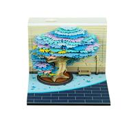 Unique Twenty Six Weekly Planner Blossomy Wood Sculpture Calendar with Note Panes for Productivity Augmenter Desk Decoration Six Weekly Planner