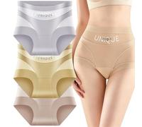 Unique Underwear Tummy Control for Women, Women's High-Waisted Tummy Control Seamless Bodyshorts (#2-3pcs,S)