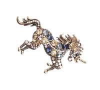 Unique Unicorns Shaped Brooch Sturdy Metal Jewelry with for Long Time Use Elegant Stylish Unicorns Pin Sturdy Alloy Materials Secure Clasp Designs