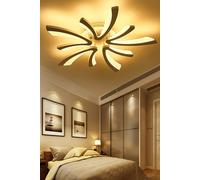 Unique V-Shaped LED Semi Flush Ceiling Light in White The hot sale White