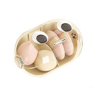 Unique Wall Mounted Makeup Organizer Waterproof Features Keep Your Cosmetics Fresh (A white)
