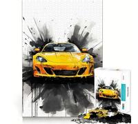 Unique Watercolor Fusion Jigsaw Puzzles for Adults 1000 Think Boost Game Precise Interlock Structure Easy to Learn Family Enjoyment (50x75cm)