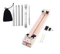 Unique WElinks DIY Wood Paracord Jig Bracelet Maker Wristband Maker Bracelet Knitting Tool Sets Wristband Knitting Tool Parachute Cord Braiding Weaving Tools