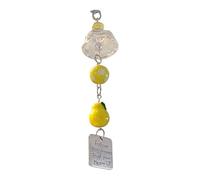 Unique Wind Chime Pear Keychain Phone Accessories Handmade Phone Strap Caring Friends Family Pear Charm Phone Accessories