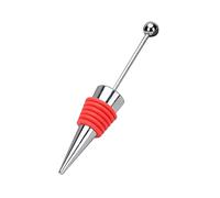 Unique Wine Stoppers with Fine Wire Stem Colorful Sealing Rings Metal Bottle Reusable Bottle Plugs for Wedding Aluminium Alloy Wine Kitchen Gadget