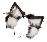 Unique Wolf Cats Ear Headbands Street Styles Hair Hoop Elastic Headpiece For Various Ages