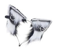 Unique Wolf Cats Ear Headbands Street Styles Hair Hoop Elastic Headpiece for Various Ages Party Headwear