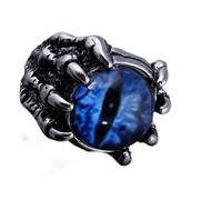 Unique Wolf Paw Demons Eye Shape Adjustable for Men Women, Alloy Texture Party Accessories Alloy Rings
