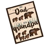 Unique Wooden Last Name Sign Nameplate Engravable Design for Special Occasions 20X25Cm Thoughtful Gifts for Loved Person Engravable Wooden Plaques