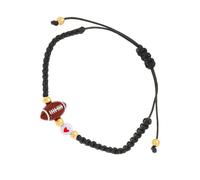 Unique Wristband Jewelry for Strong Woven Sports Soccer Fans and Everyday Wear with Beads