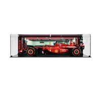 UNIQUEDISPLAY Display Case for LEGO 42207 Ferrari SF-24 F1 (Print 2 Back Panel)