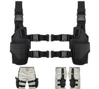 UniqueFire Left Hand & Right Hand Adjustable Universal Drop Puttee Leg Thigh Holster Pouch Holder for Cosplay Party, Halloween, CS Outdoor Games