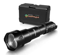 UniqueFire T20 850nm Flashlight, 5W IR Illuminator, Infrared Light, Night Vision Adjustable Focus LED Flashlight, 3 Modes IR Torch with Memory Function for Night Vision Devices