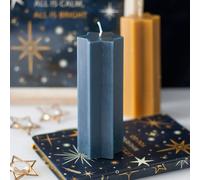 Uniqueful Navy Starry Night Star Shaped Taper Candle | Size: 15 cm Uniqueful Navy 15 cm