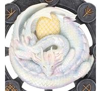 Uniqueful Ostara Dragon Resin Wall Plaque by Anne Stokes Uniqueful Multicolor