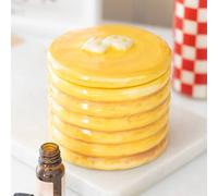 Uniqueful Pancake Stack Shaped Oil Burner in Yellow | Size: 1 Pack Uniqueful Yellow 1 Pack