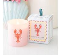 Uniqueful Pastel Lobster Coconut & Sea Salt Candle in Pink | Size: 1 Pack Uniqueful Pink 1 Pack