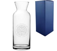 Uniqueful Personalised Commemorative Coronation of the King Vase Birthday Gift in Clear Uniqueful Clear