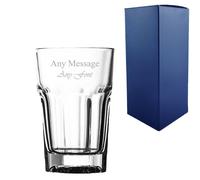 Uniqueful Personalised Engraved Casablanca Beverage Glass for Friend Birthday in Clear | Size: 1000ml Uniqueful Clear 1000ml