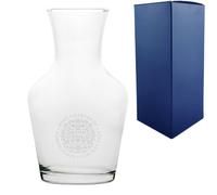 Uniqueful Personalised Engraved Commemorative Coronation of the King Wine Carafe in Clear Uniqueful Clear