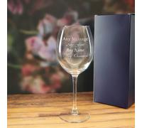 Uniqueful Personalised Engraved Enoteca 19oz Large Wine Glass in Clear | Size: 20oz (550ml) Uniqueful Clear 20oz (550ml)