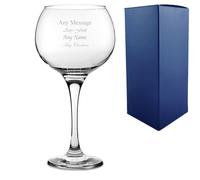 Uniqueful Personalised Engraved Extra Large Ambassador Gin Balloon Any Message in Clear | Size: 1000ml Uniqueful Clear 1000ml