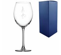 Uniqueful Personalised Enoteca Sideways Name Wine Glass Birthday Friend in Clear Uniqueful Clear