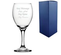 Uniqueful Personalised Imperial 16oz Wine Glass Birthday Gift for Friend in Clear Uniqueful Clear