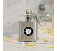 Uniqueful Personalised Meet Me At The Altar Hip Flask Key Ring Wedding Gift in Silver Uniqueful Silver One Size